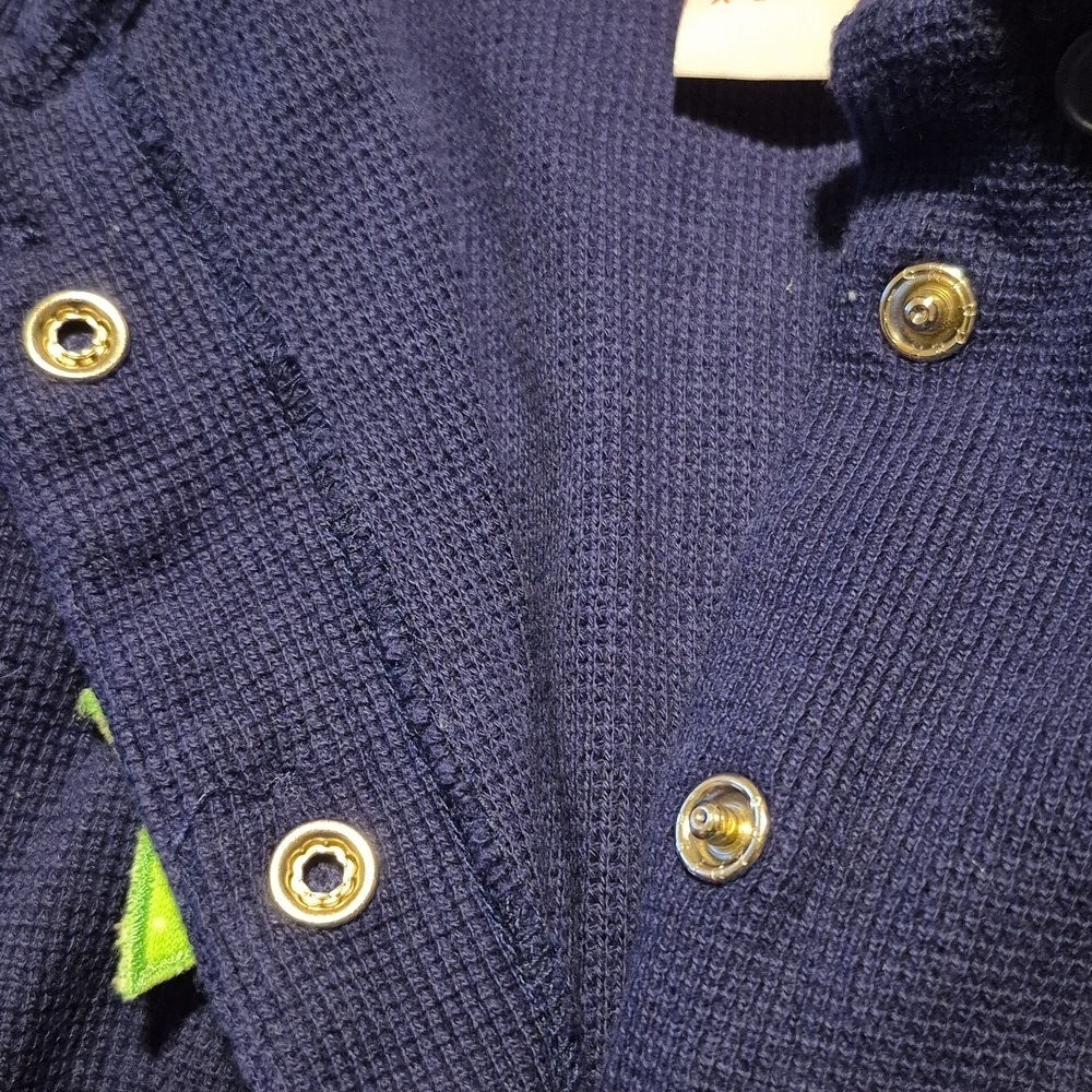 Gymboree girls size x small or 9-18 months blue rainbow label sweater GUC - Picture 7 of 8